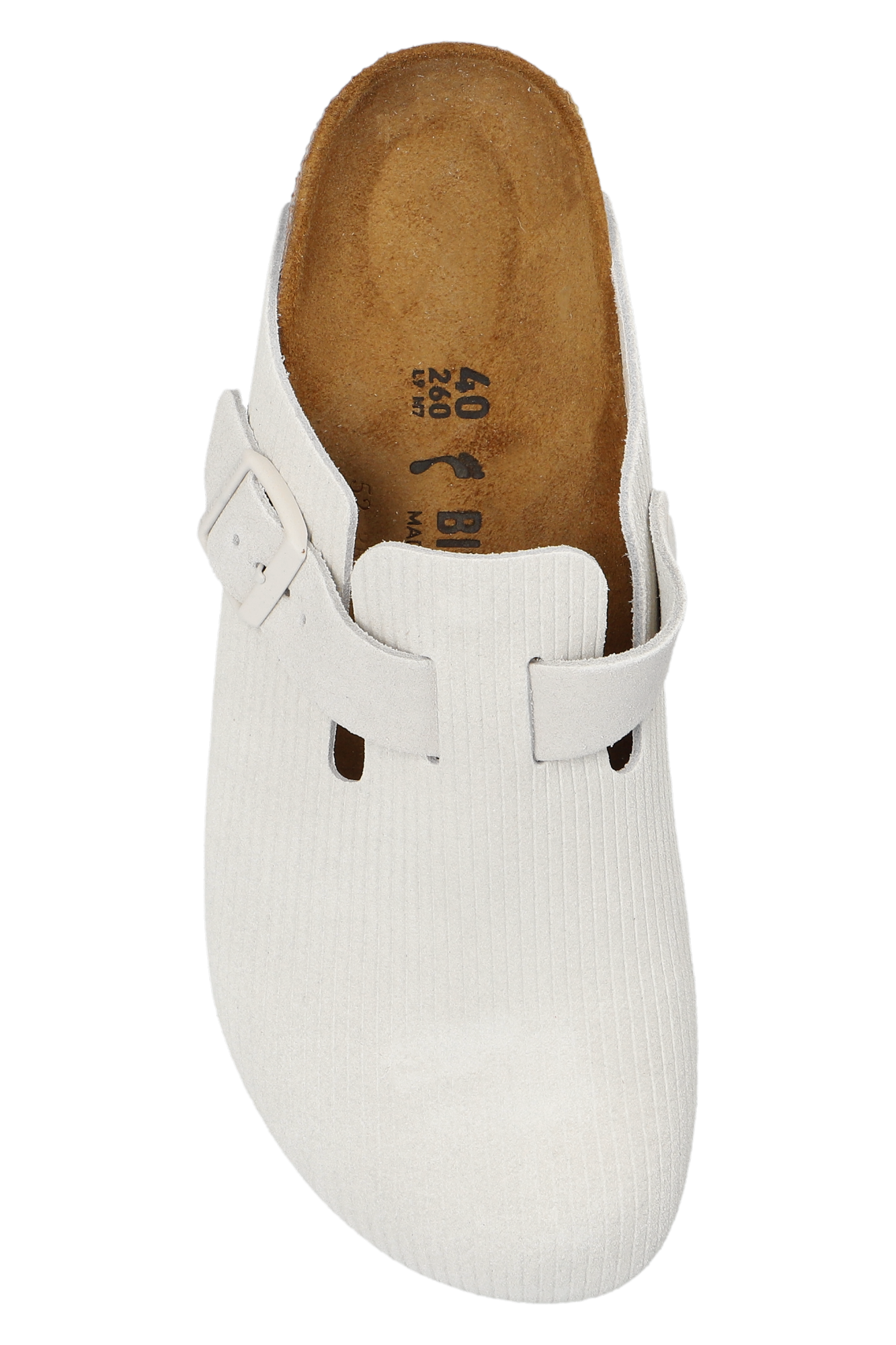 White 'Boston BS' slides Birkenstock - Vitkac Canada